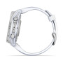 Умные  Часы Garmin Fenix 8 43mm Amoled Silver with Whitestone  Silicone Band 