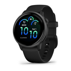 Умные часы Garmin Vivoactive 6  42mm Slate with Black Band 