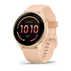 Умные часы Garmin Vivoactive 6 42mm Metallic Pink Dawn with Pink Dawn Band 