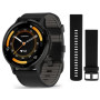 Умные  Часы Garmin Venu 3 45mm Slate  Gray Stainless Steel Bezel with Black Case and Silicone Band