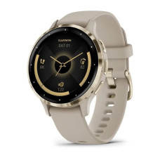 Умные часы Garmin Venu 3S 41mm Soft Gold Stainless Steel Bezel with French Gray Case and Silicone Band