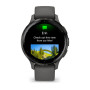 Умные  Часы Garmin Venu 3S 41mm  Slate Pebble with  Gray Silicone Band 