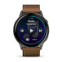 Умные часы Garmin Venu 4  45mm Slate  Gray with   Black Silicone Band + Brown Leather  Band