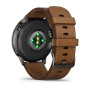 Умные часы Garmin Venu 4  45mm Slate  Gray with   Black Silicone Band + Brown Leather  Band