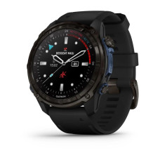 Дайверские часы  Garmin Descent Mk3i 43мм Carbon Grey  DLC Titanium with Black  Band