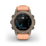 Дайверские часы Garmin Descent G2 45.5mm Paloma Coral with Shell Pink  Band