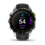 Премиальные смарт-часы Garmin MARQ Athlete Gen 2 Sapphire 46 mm, Silicone Black Graphite