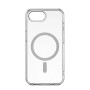 Противоударный силиконовый чехол на Apple iPhone 16e прозрачный с MagSafe