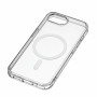 Противоударный силиконовый чехол на Apple iPhone 16e прозрачный с MagSafe