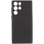 Чехол Silicon Cover на Samsung Galaxy S25 Ultra с микрофиброй чёрный