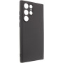 Чехол Silicon Cover на Samsung Galaxy S25 Ultra с микрофиброй чёрный