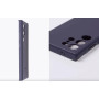 Чехол из эко кожи для Samsung Galaxy S24 Ultra,Vegan Leather Case с MagSafe Фиолетовый