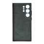  Чехол из эко кожи для Samsung Galaxy S25 Ultra,Vegan Leather Case с MagSafe  Зелёный