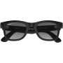 Умные очки Ray-Ban Wayfarer Matte Black Polar Gradient Graphite GEN1  (RW4006) 