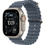 Часы Apple Watch Ultra 3 2025 49mm Natural Titanium Case with  Blue Ocean Band 