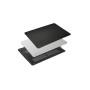 Чехол- накладка пластиковая для MacBook PRO 16 2021-2024гг M1/M2/M/M4 16.2" /А2485/2780/2991/3403/3186 ЧЁРНЫЙ МАТОВЫЙ