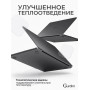 Чехол Gurdini для MacBook Air 15 M2/M3/M4/M5 (2023-2026гг) _ 15,3" ( А2941 / А3114/3241 )   софт тач пластик белый матовый
