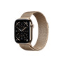 Apple Watch Series 11 46mm Gold Titanium Case, Milanese Loop (Gold)