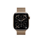 Apple Watch Series 11 46mm Gold Titanium Case, Milanese Loop (Gold)