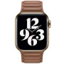 Ремешок Leather Link для Apple Watch 38/40/41/42mm  кожа коричневый