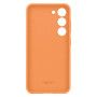 Силиконовый чехол для Samsung A14 Silicone Cover оранжевый