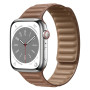 Ремешок Leather Link для Apple Watch 42/44/45/46/49 mm   кожа коричневый