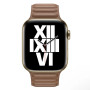 Ремешок Leather Link для Apple Watch 42/44/45/46/49 mm   кожа коричневый