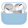 Чехол силиконовый  для AirPods Pro, Голубой ультротонкий