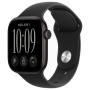 Apple Watch Series 12 46mm Black Aluminum Case with Black Sport Band (S/M)