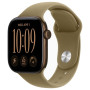 AApple Watch Series 12 46mm Dark Bronze Aluminum Case with Olive Sport Band (M/L)