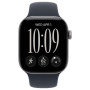 Apple Watch Series 12 42mm Space Gray Aluminum Case with Navy Blue Sport Band (S/M)