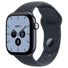 Apple Watch Series 12 42mm Night Blue Ceramic Case with Navy Blue Sport Band (S/M)