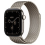 Apple Watch Series 12 46mm Natural Titanium Case with Natural Milanese Loop (S/M)