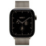 Apple Watch Series 12 46mm Natural Titanium Case with Natural Milanese Loop (S/M)