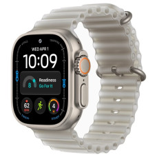 Apple Watch Ultra 4 (2026) 49mm Natural Titanium Case with Translucent Gray Ocean Band (GPS + Cellular) (M/L) Apple Watch Ultra 4 (2026) 49mm Natural Titanium Case with Translucent Gray Ocean Band (GPS + Cellular) (M/L)