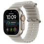 Apple Watch Ultra 4 (2026) 49mm Natural Titanium Case with Translucent Gray Ocean Band (GPS + Cellular) (M/L)