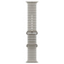Apple Watch Ultra 4 (2026) 49mm Natural Titanium Case with Translucent Gray Ocean Band (GPS + Cellular) (M/L)