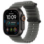 Apple Watch Ultra 4 49mm Black Titanium Case with Translucent Black Ocean Band (GPS + Cellular) (M/L)