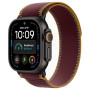 Apple Watch Ultra 4 (2026) 49mm Black Titanium Case with Burgundy Trail Loop (GPS + Cellular)  (S/M)