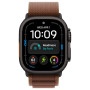 Apple Watch Ultra 4 49mm Black Titanium Case with Burgundy Alpine Loop (M/L) (GPS + Cellular)