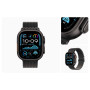 AApple Watch Ultra 2 (2024) GPS + Cellular, 49 мм, корпус из черного титана, ремешок Milanese черного цвета, размер L