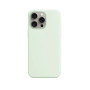Чехол на iPhone 15 Pro  Silicone Case с MagSafe  Soft Mint