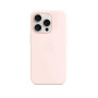 Чехол на iPhone 15  PLUS Silicone Case с MagSafe Light Pink