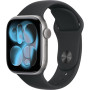 Часы Apple Watch Series 11 46mm Space Gray Aluminum Case with Black Sport Band