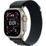  Apple Watch Ultra 3 2025 49mm   Natural Titanium Case with Black Alpine Loop (M) 
