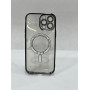 Накладка силиконовая SHOCKPROOF с MagSafe для iPhone 13/14  тёмно-серый