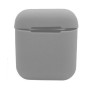 Чехол силиконовый  для AirPods 1/2 КРАСНЫЙ  БЕЖЕВЫЙ без карабина