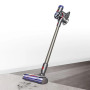 Беспроводной пылесос Dyson V8 / SV25 Absolute Silver/ Nickel 6 насадок, вилка с переходником