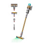 Беспроводной пылесос Dyson V15 Detect Absolute SV47  Gold/Gold (Золотой/Золотой) 7 насадок, наша вилка