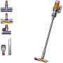 Беспроводной пылесос Dyson V12 Detect Slim Absolute /SV46 Nickei/Gold 5 насадок, наша вилка